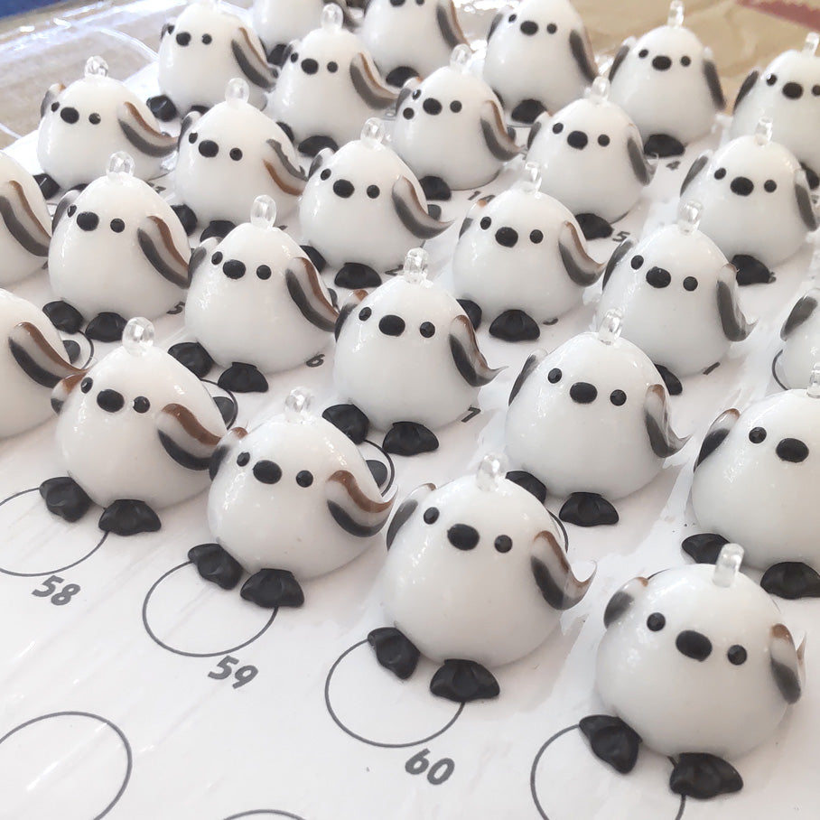 マシュコット　シマエナガ／マシュコットのシリコンストラップ付き