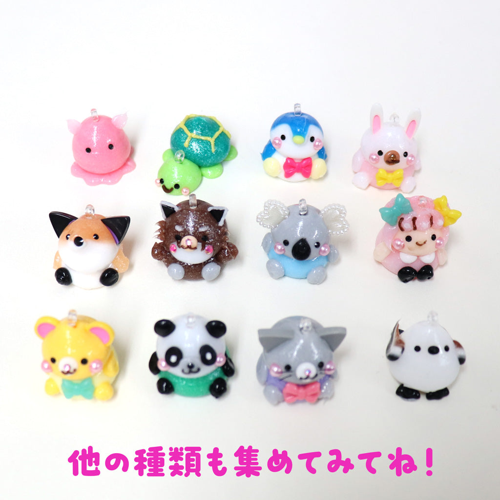 マシュコット ペンギン／マシュコットのシリコンストラップ付き