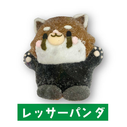 マシュコット　レッサーパンダ／マシュコットのシリコンストラップ付き