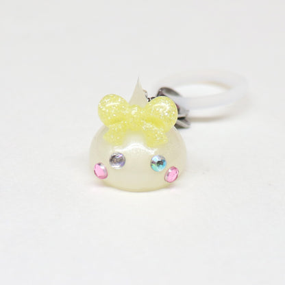 イエローパールほっぺちゃん★目印アクセサリー