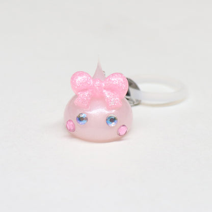 ピンクパールほっぺちゃん★目印アクセサリー
