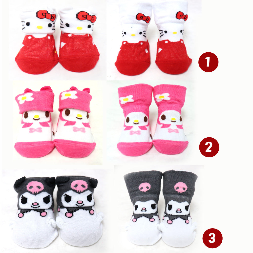 赤ちゃん用 1 ベビー用  キャラクターソックス 靴下 3セット (7-10cm)