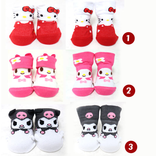 赤ちゃん用 1 ベビー用  キャラクターソックス 靴下 3セット (7-10cm)