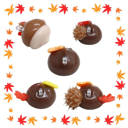 秋のお散歩道ほっぺちゃんストラップ