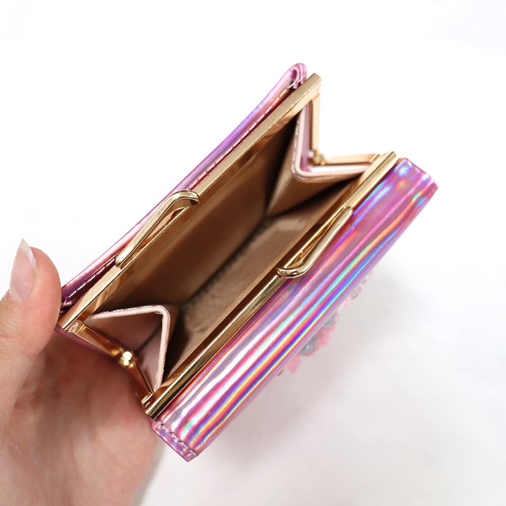 魔法少女ほっぺちゃんオーロラカラーの折り畳み財布 – SUNHOSEKI