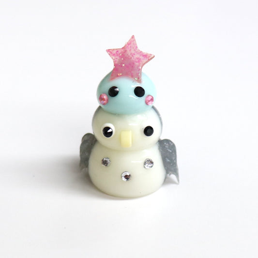 青森限定／フクロウ乗りミニほっぺちゃん オブジェ