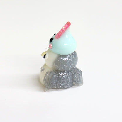 青森限定／フクロウ乗りミニほっぺちゃん オブジェ