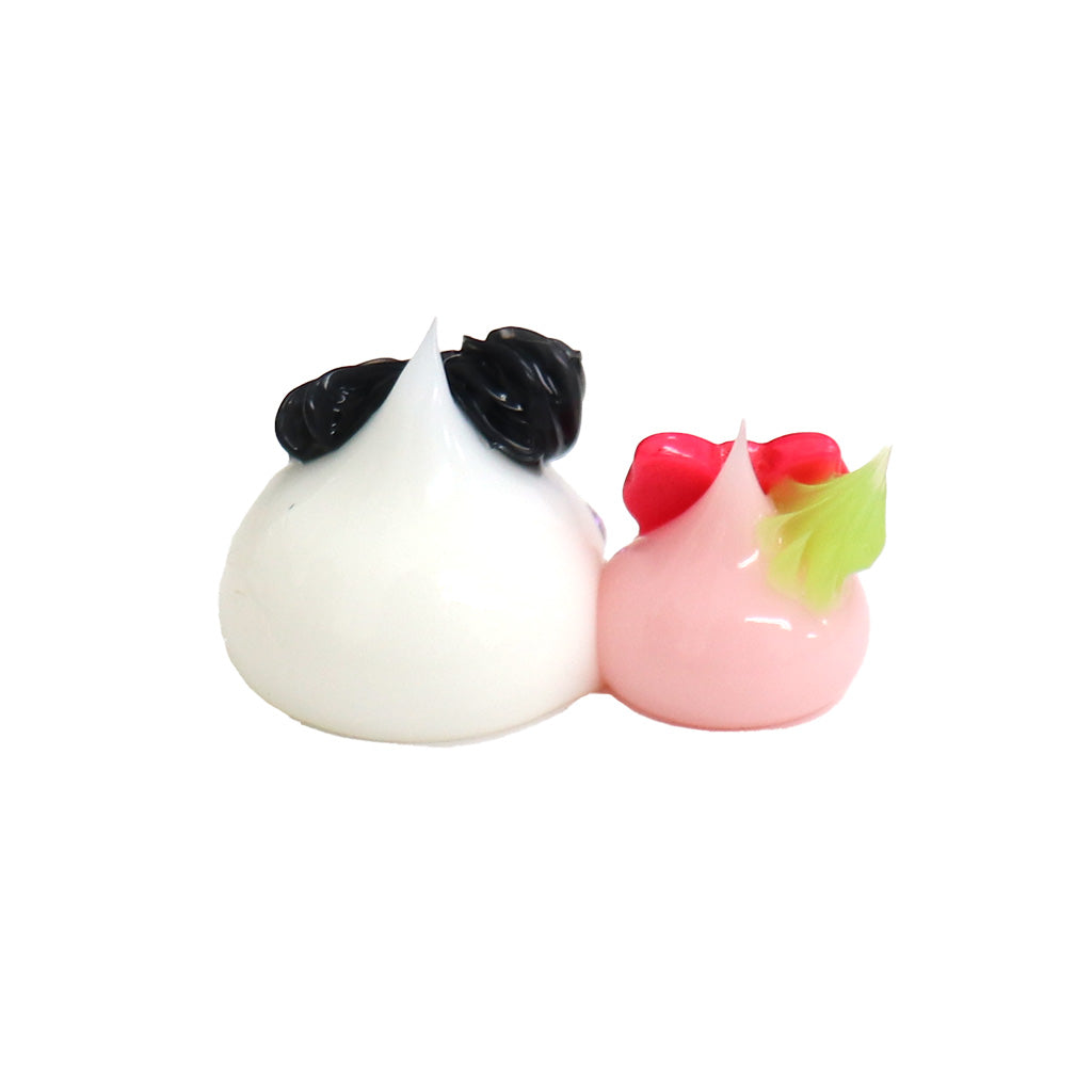 福島限定／野口英世と桃ミニほっぺちゃんオブジェ – SUNHOSEKI