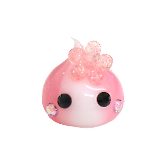 福島限定／桜風マーブルほっぺちゃんストラップ