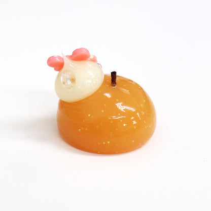 栃木限定／にっこり梨乗りミニほっぺちゃんストラップ