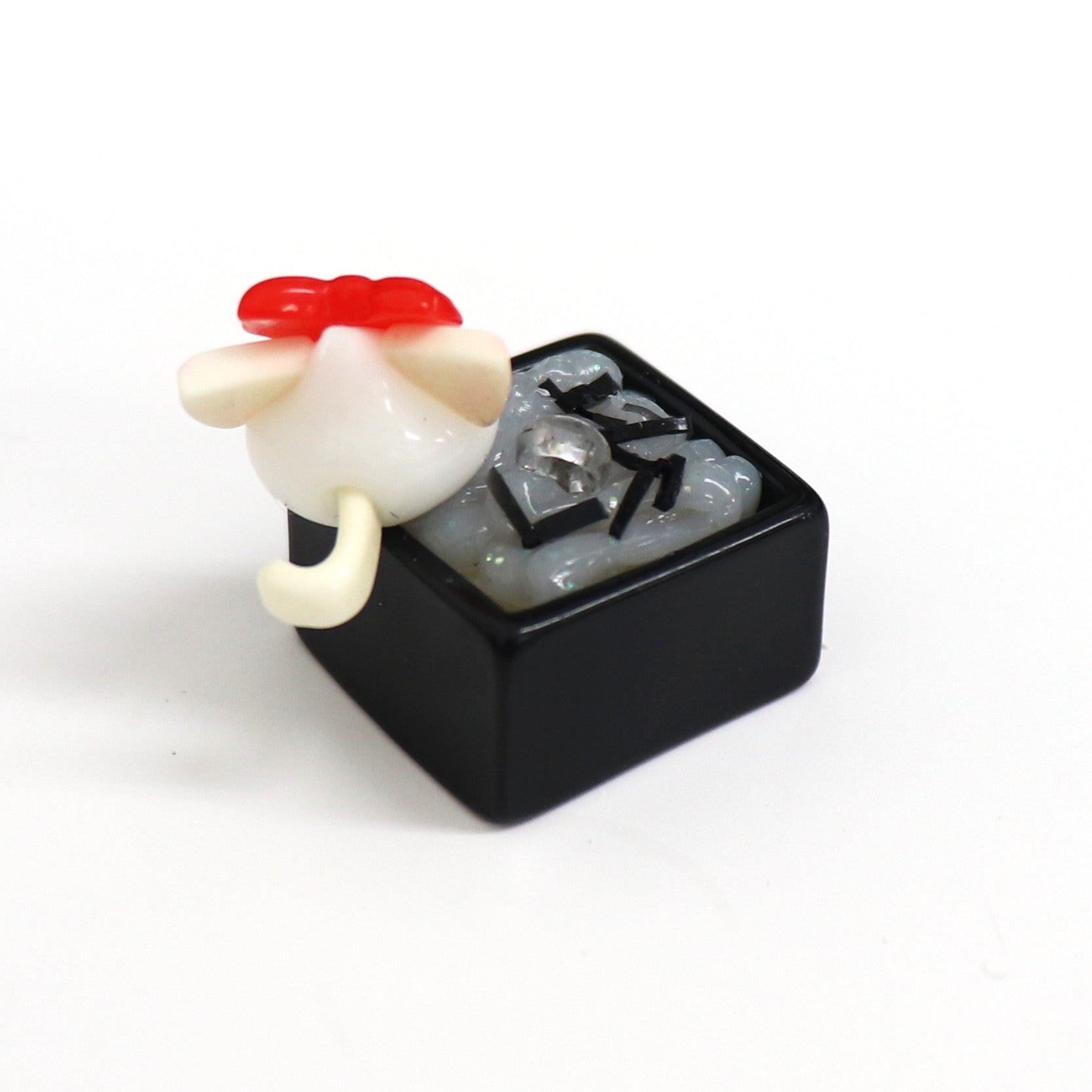 長野限定／ざるそばに乗ったネコ耳ミニほっぺちゃんストラップ – SUNHOSEKI