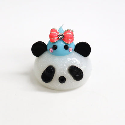 和歌山限定／パンダ乗りミニほっぺちゃんオブジェ