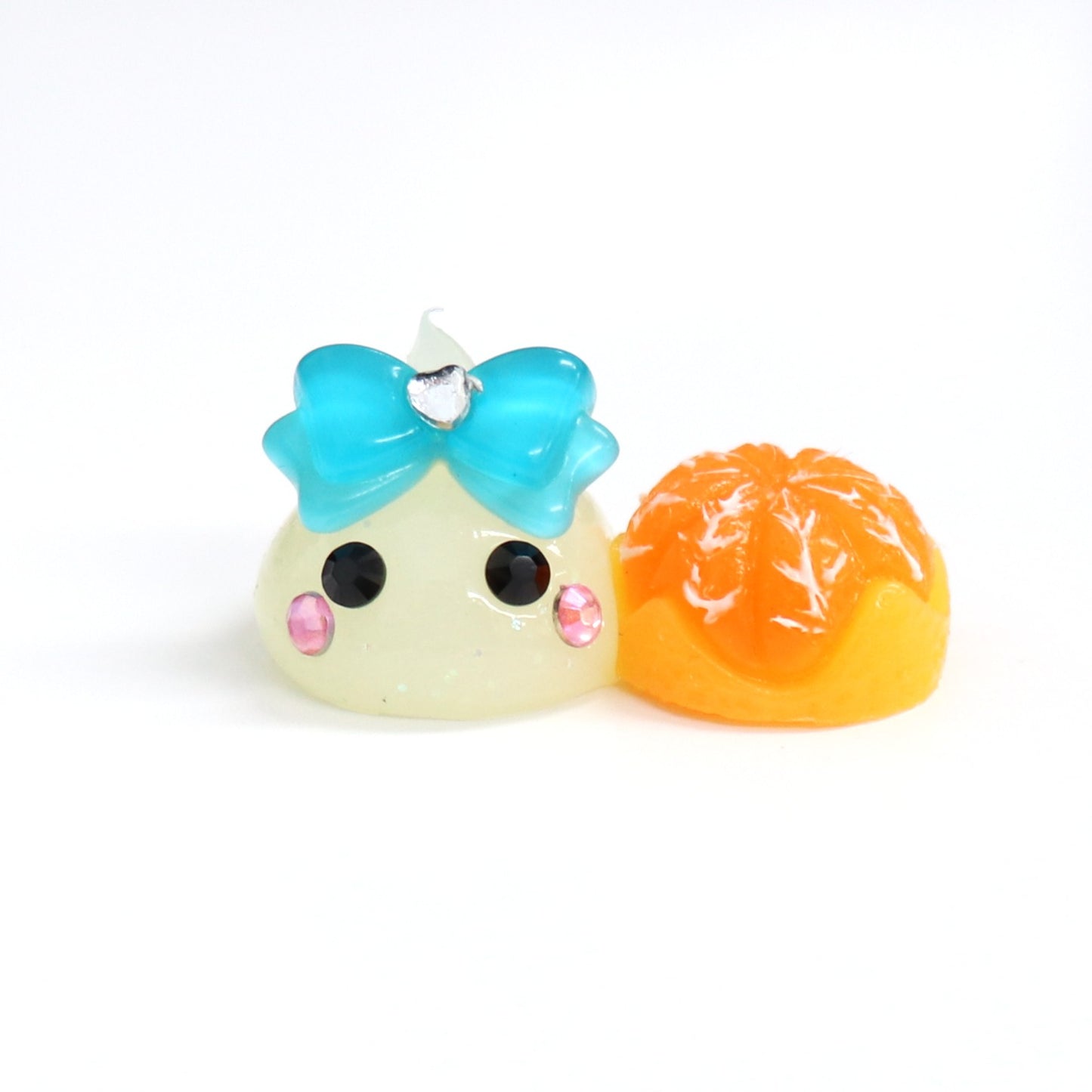 和歌山限定／みかん＆蓄光ラメほっぺちゃんオブジェ