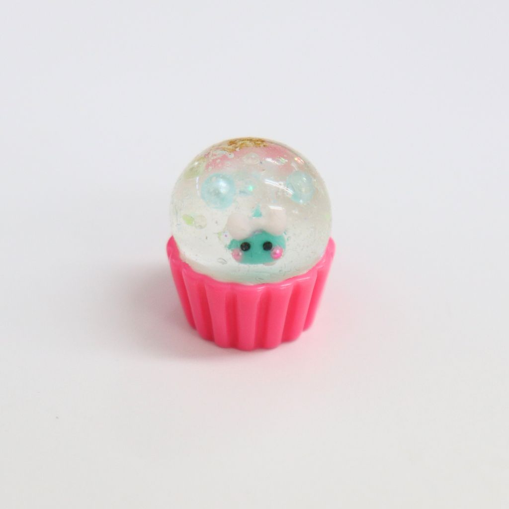 極ミニほっぺちゃん入り蓄光ミニチュアスノードーム オブジェ