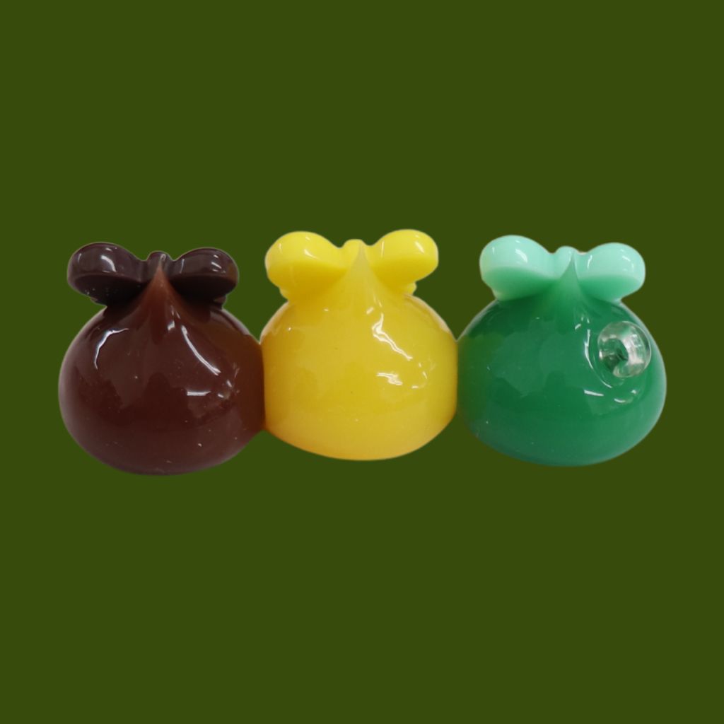 ボタニカルほっぺちゃん/黒目 ストラップ