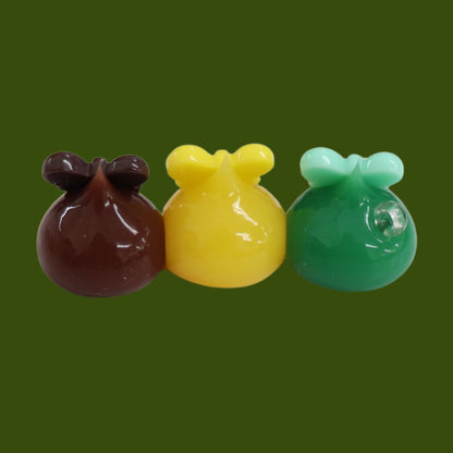 ボタニカルほっぺちゃん/黒目 ストラップ