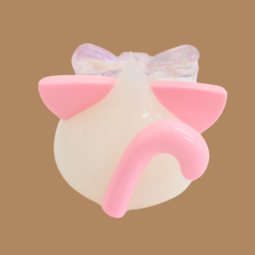 ニャオンカラーメガほっぺちゃん☆蓄光パールキャット オブジェ