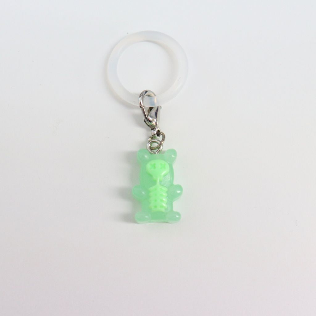 クマ型ガイコツめじるしチャーム