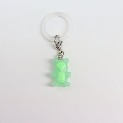 クマ型ガイコツめじるしチャーム