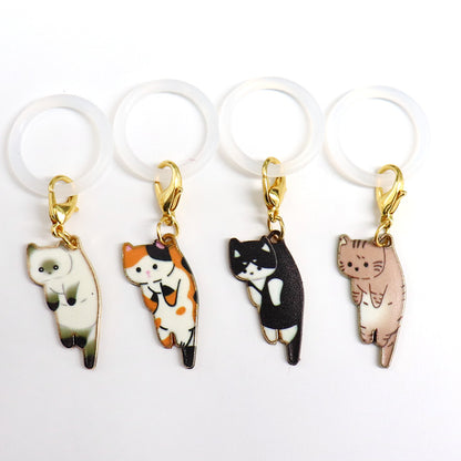 ぶら下がりネコのめじるしチャーム