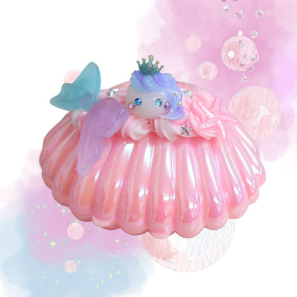 おかあしゃんの気まぐれ宝箱1500円 貝殻・ミラー付き小物ケース