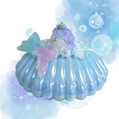 おかあしゃんの気まぐれ宝箱1500円 貝殻・ミラー付き小物ケース