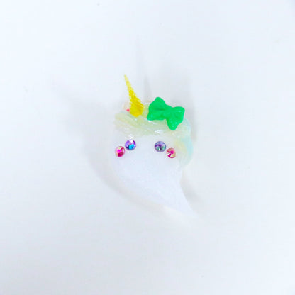 ユニコーンおばけちゃんめじるしキーホルダー