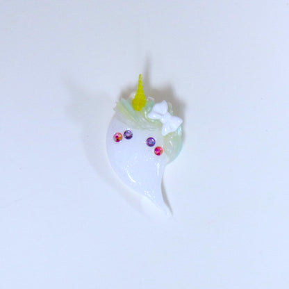 ユニコーンおばけちゃんめじるしキーホルダー