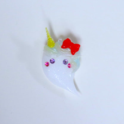 ユニコーンおばけちゃんめじるしキーホルダー