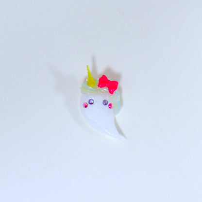 ユニコーンおばけちゃんめじるしキーホルダー