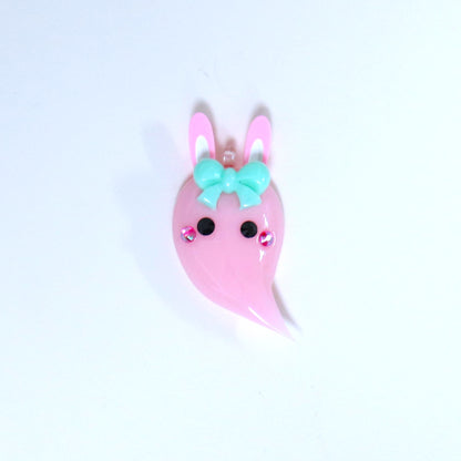 うさ耳おばけちゃんめじるしキーホルダー