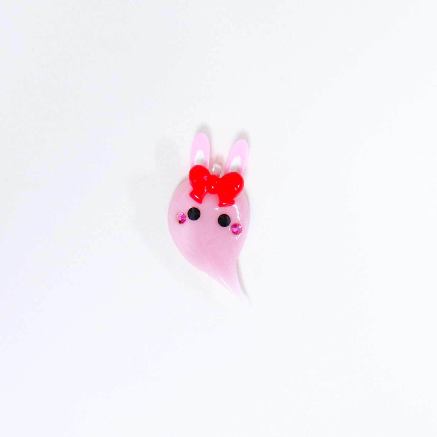 うさ耳おばけちゃんめじるしキーホルダー