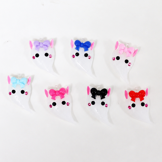 ネコ耳おばけちゃんめじるしキーホルダー