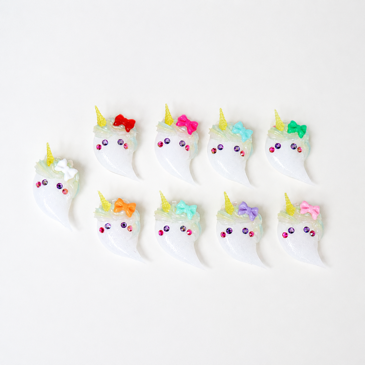 ユニコーンおばけちゃんめじるしキーホルダー