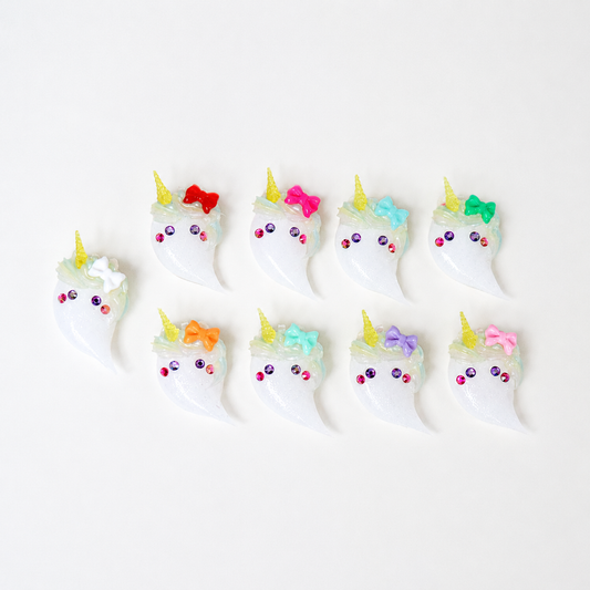 ユニコーンおばけちゃんめじるしキーホルダー