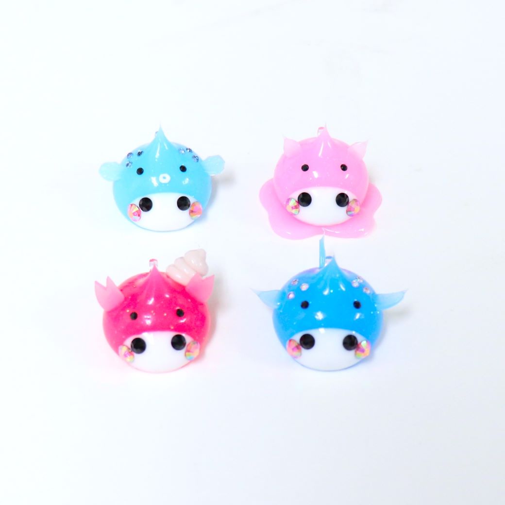海の生き物シリーズ～ふぐほっぺちゃんストラップ – SUNHOSEKI
