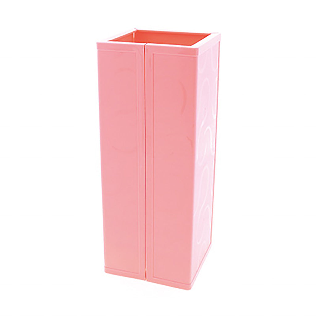 ピンク／開くと収納棚になるＢＯＸ
