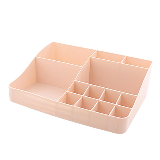 ピンク／卓上メイク収納ケース