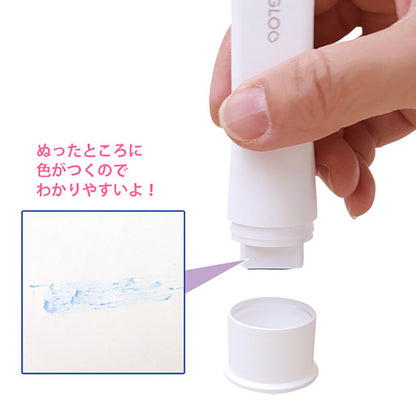 色が消える角型スティックのり／ＧＬＯＯ