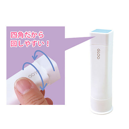 色が消える角型スティックのり／ＧＬＯＯ