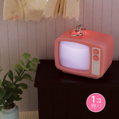 光って音が鳴るテレビキーホルダー／１個売り