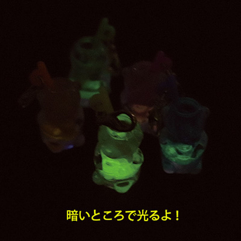 夜光／くまドリンクジッパーチャーム／１個売り