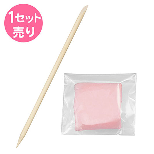 シリコンラバー＆木製スティックのストーンピックキット