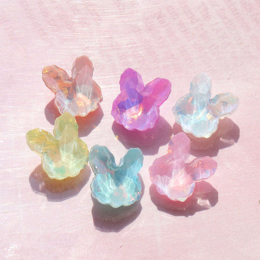 キラキラうさぎのお守りストーン/1個売り